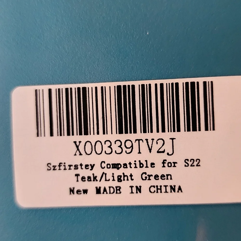 Teal and Light Green Phone Case for S22 Lot Of 25 Cases